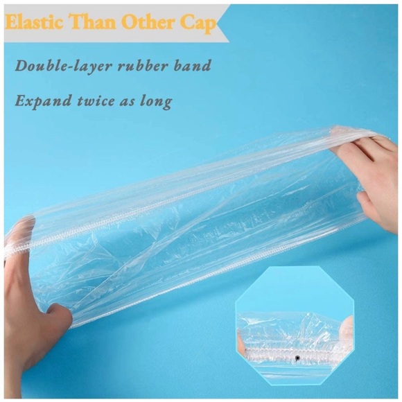 300PCS Disposable Shower Caps, Large&Thick - Picture 2 of 7